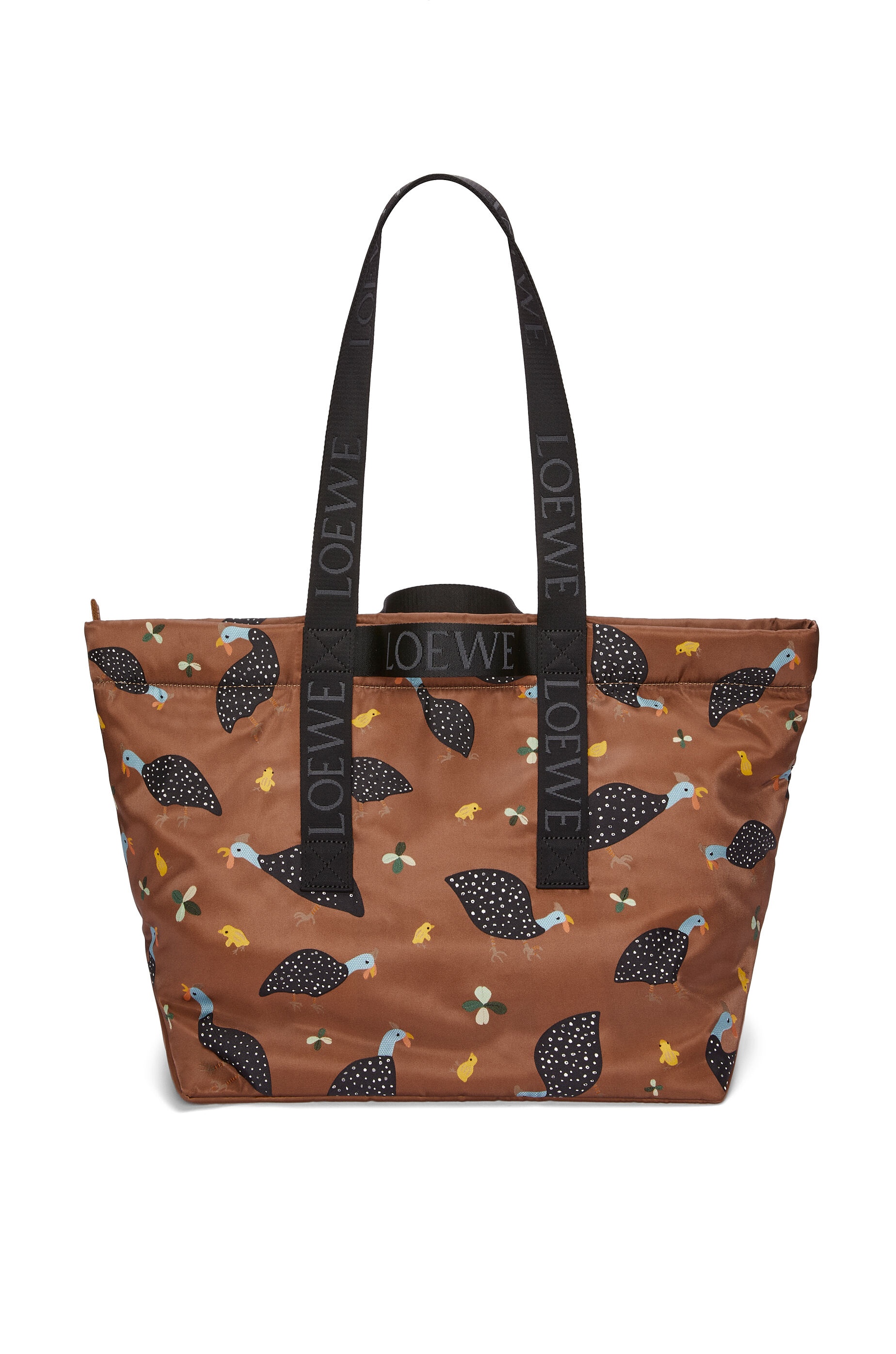 Guinea Fowl Fold Shopper in nylon - 4