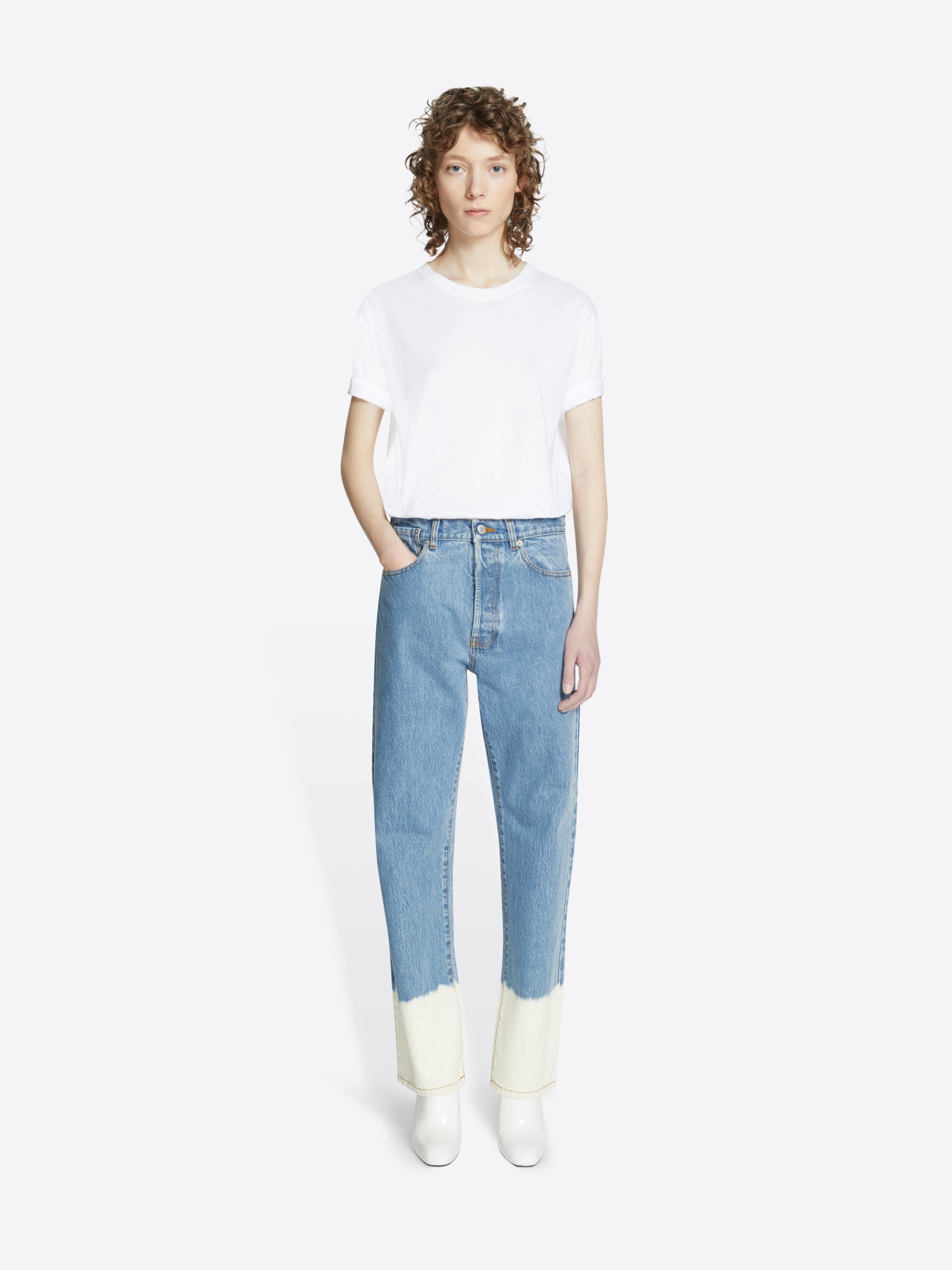 STRAIGHT BLEACH JEANS - 2