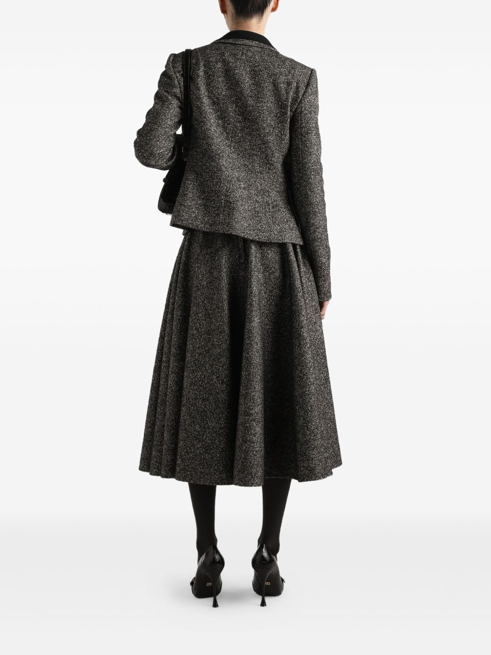 mélange-effect jacket - 3