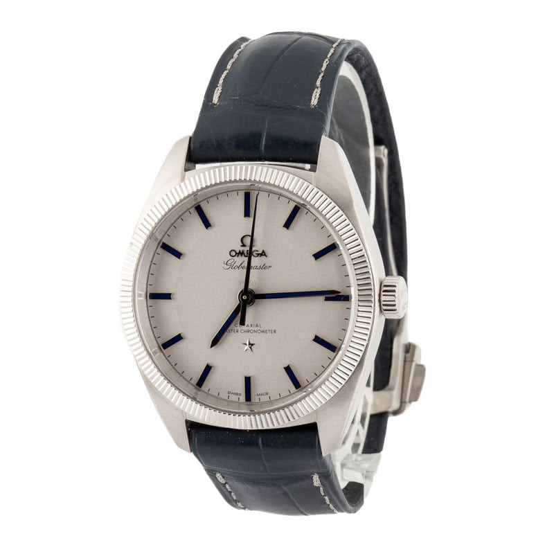 Omega Constellation Globemaster Platinum on Leather - 2
