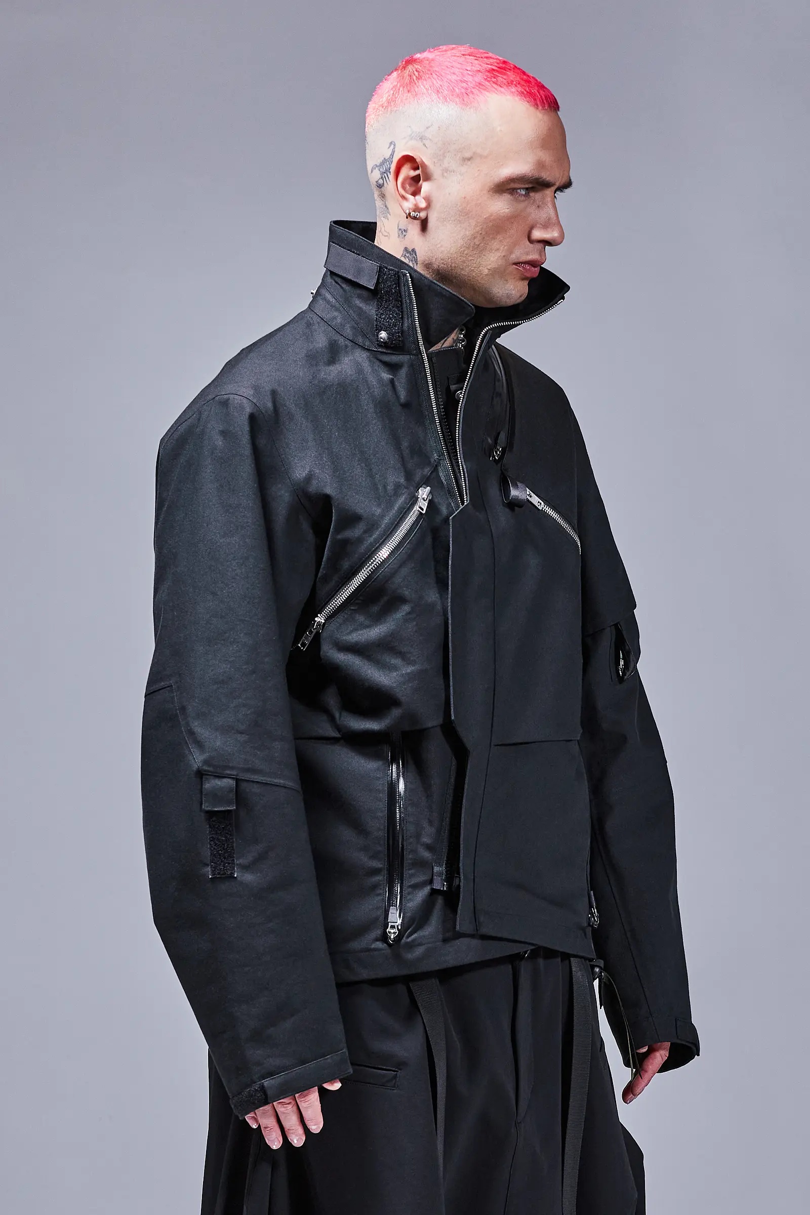 J1WB-BQ 3L Interops Jacket Black - 46