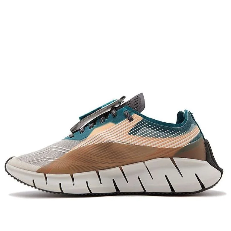 Reebok Zig 3D Storm Sports Shoes Grey/Green/Orange FX7632 - 1