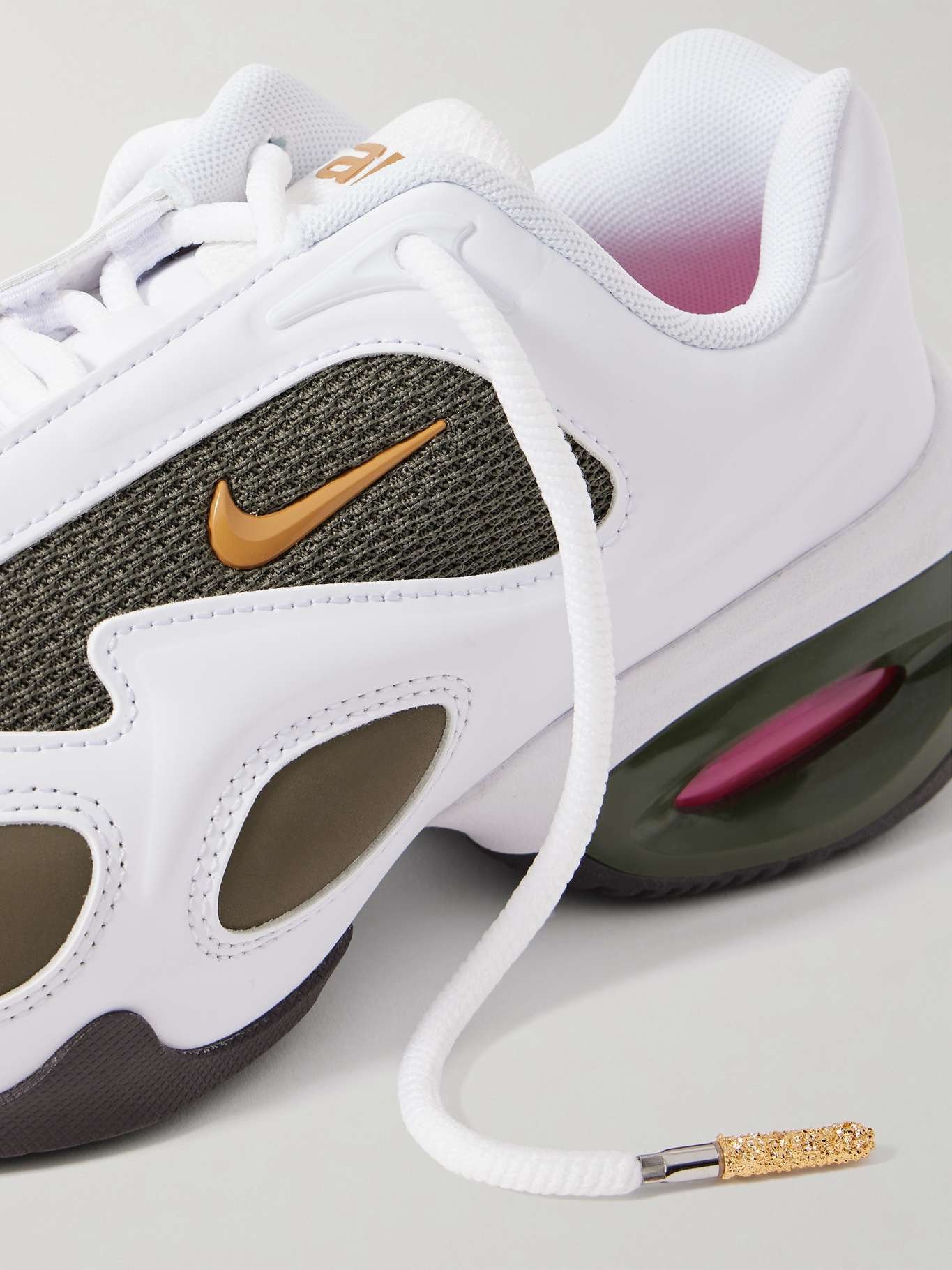+ Veneda Carter Air Max Muse mesh-trimmed leather sneakers - 4