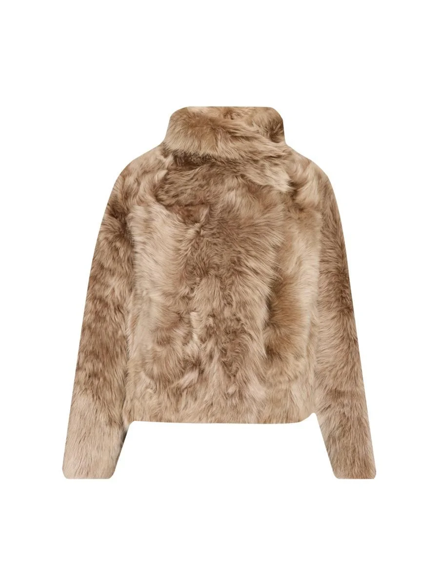 Toscana Shearling Short Jacket - 1