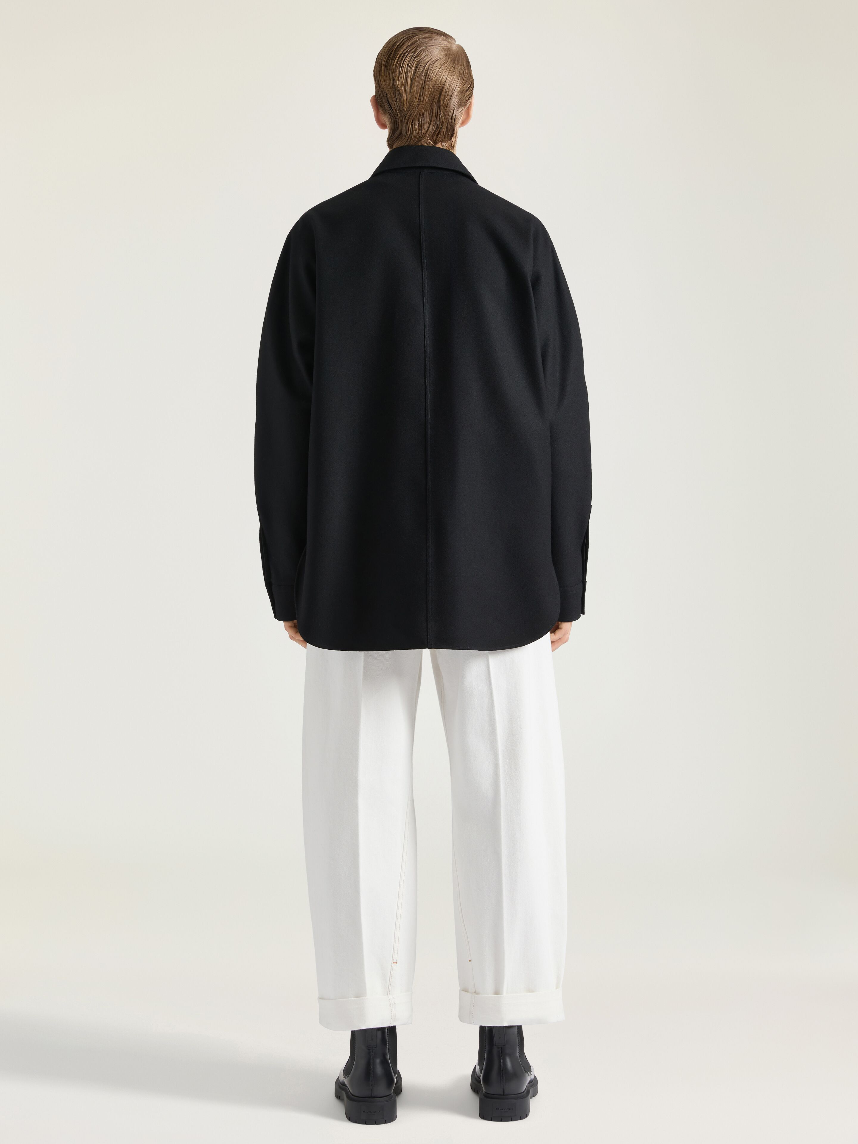 COUTURE SEAM OVERSHIRT IN FLANNEL - 3