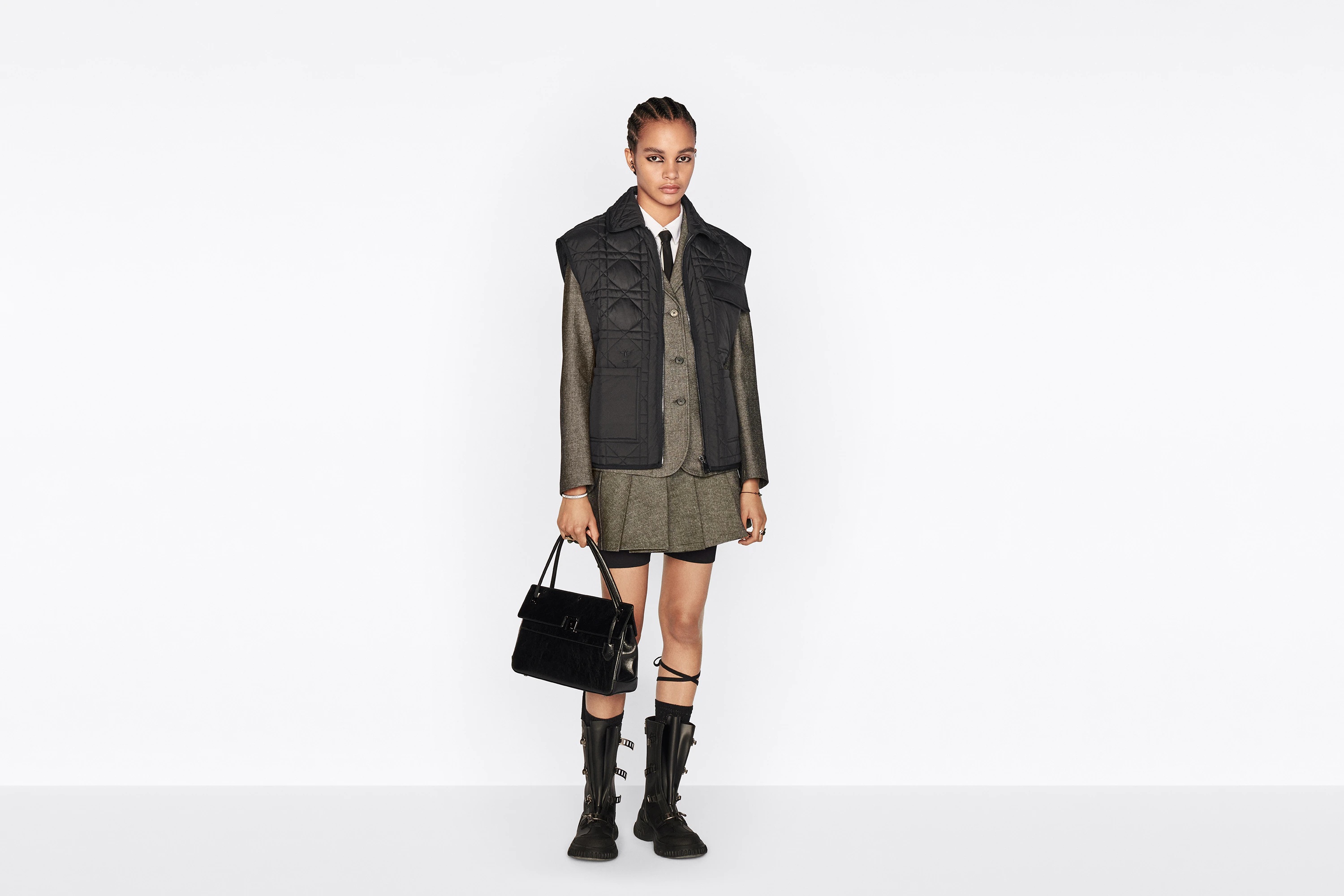 Macrocannage Belted Vest - 5