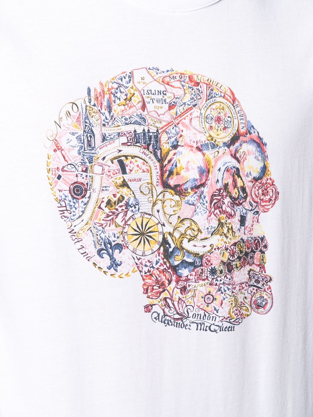 skull print T-shirt - 5