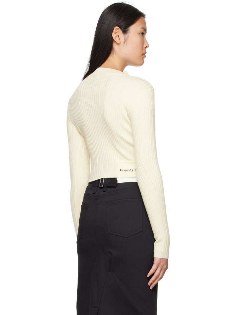 Off-White Ribbed Sweater 3