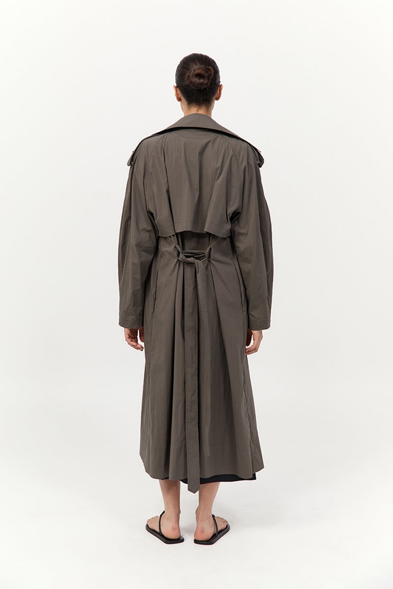Relaxed Trench - Khaki - 7