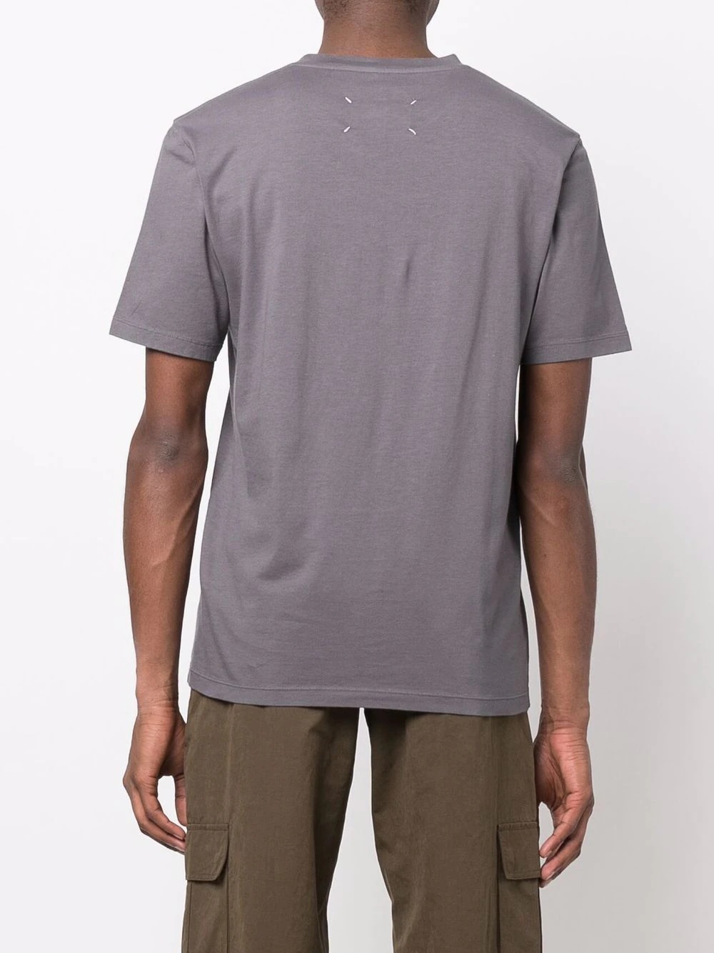 round neck short-sleeved T-shirt - 4