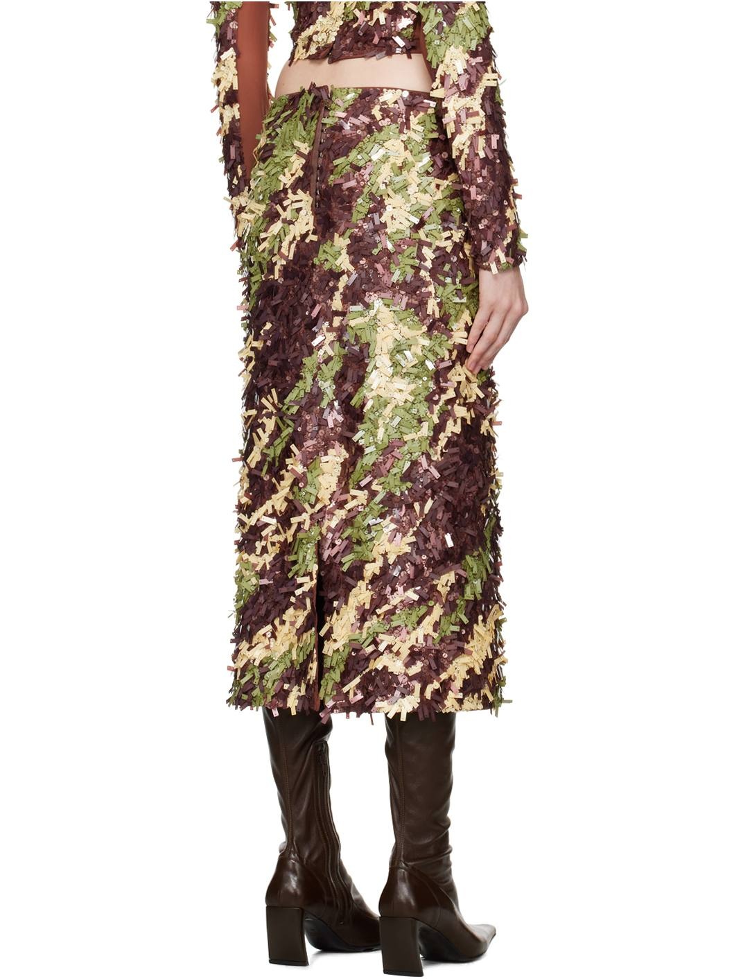 Multicolor Olivia Midi Skirt - 3