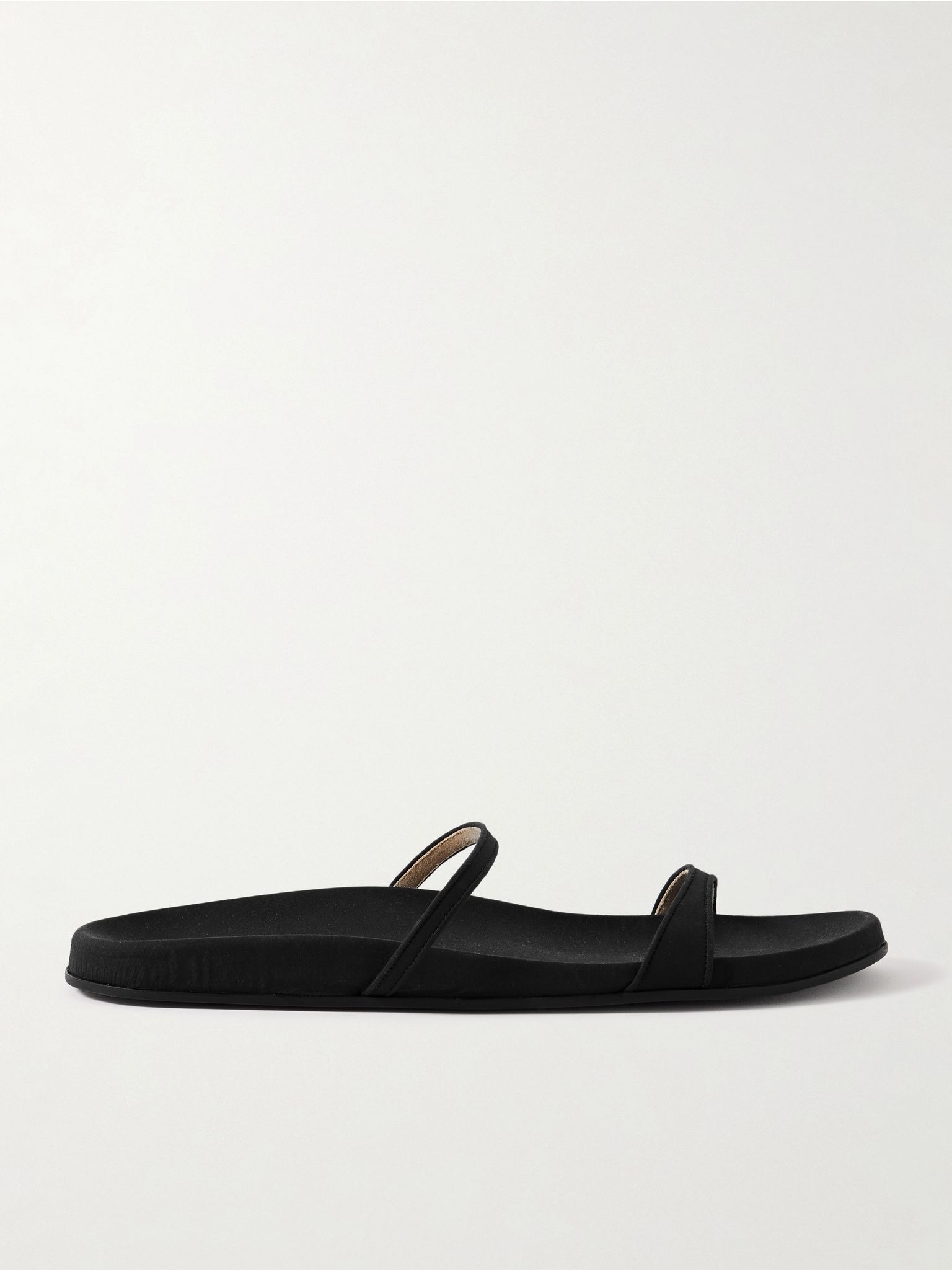 Hugh suede slides Black - 1