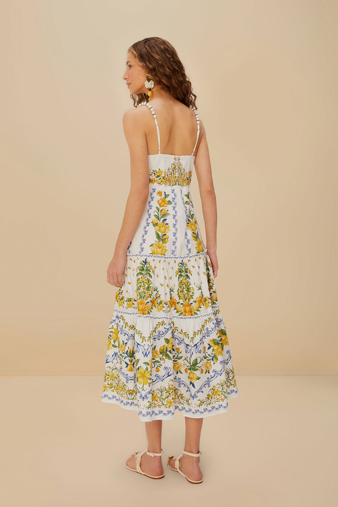 Off-White Sicily Organic Cotton Midi Dress - 4