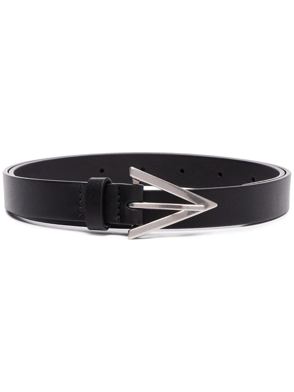 V leather belt - 1