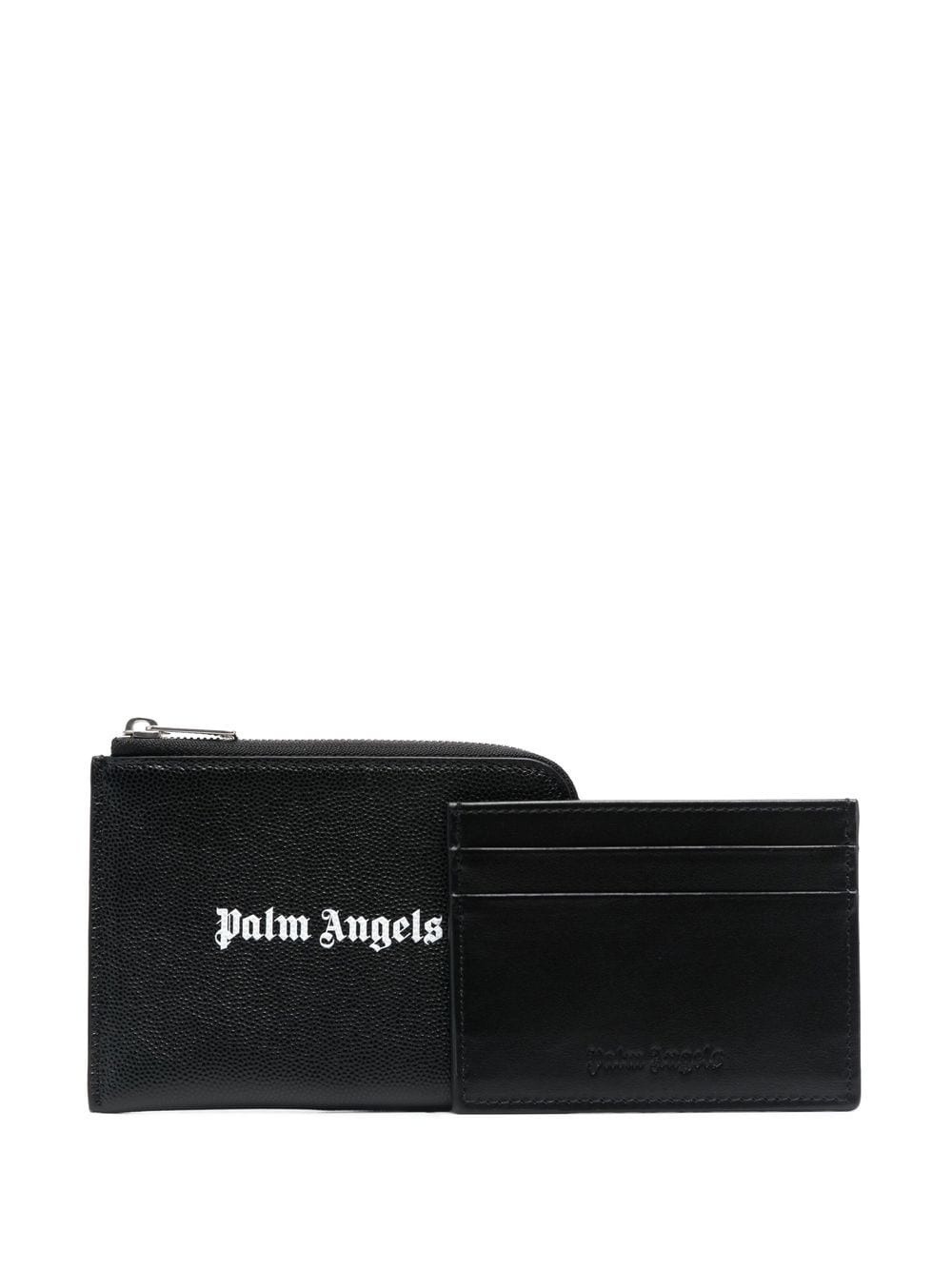 LOGO-PRINT ZIP-FASTENING WALLET - 1