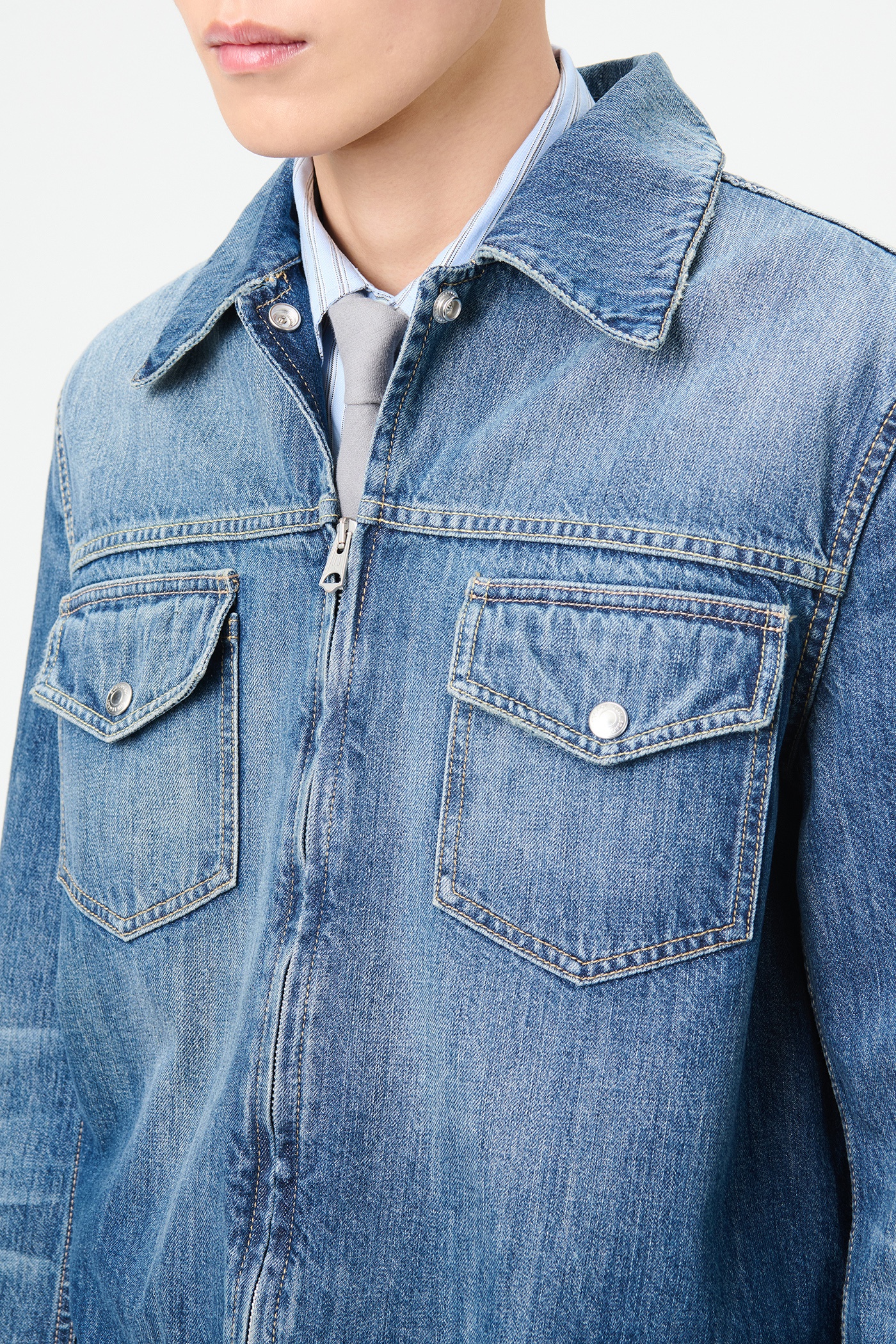 Our Legacy Trucker Jacket Vintage Denim | REVERSIBLE
