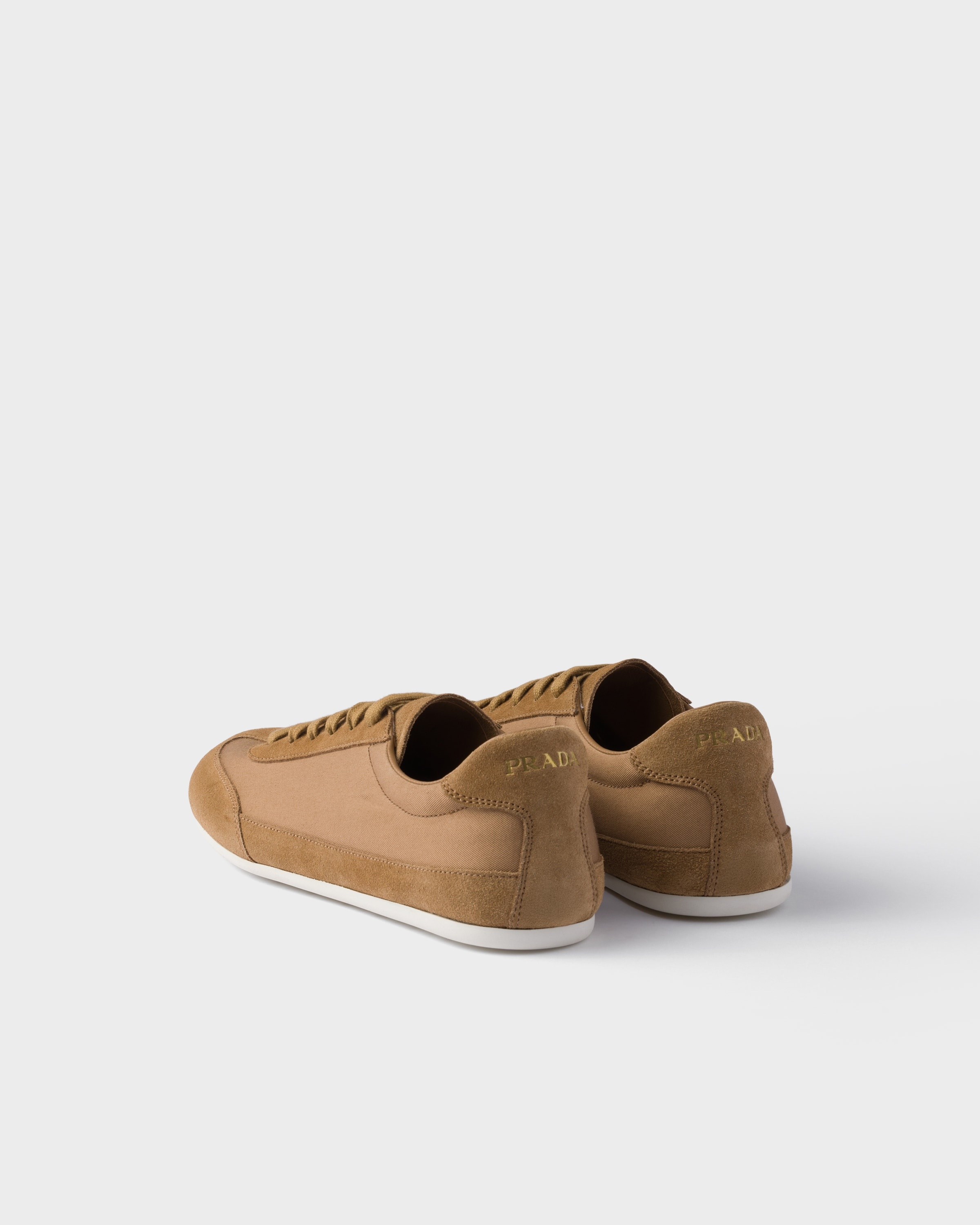 Suede and fabric sneakers - 4