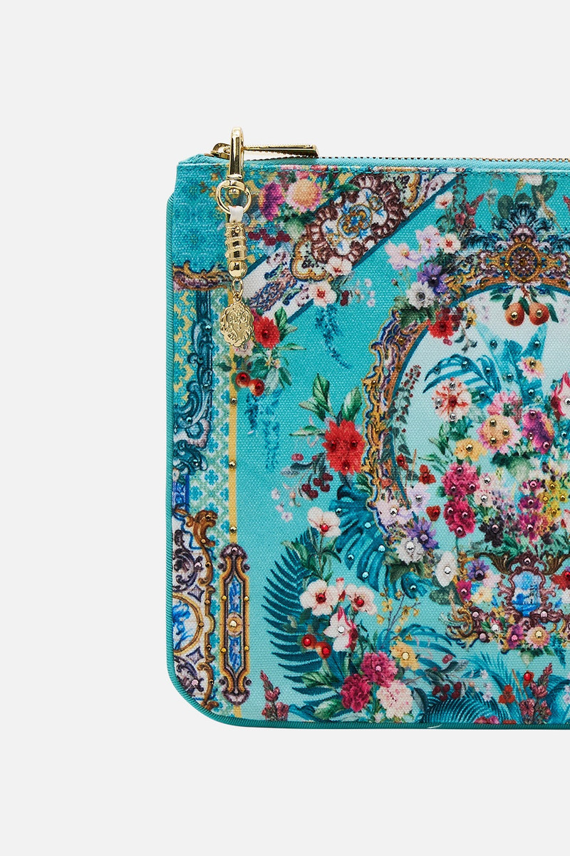 CAMILLA SMALL CANVAS CLUTCH outlook
