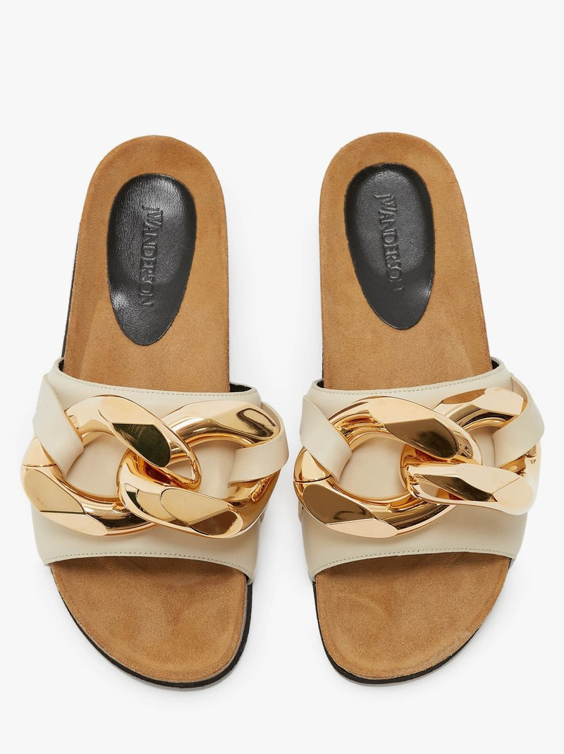 WOMEN’S CHAIN LOAFER SLIDES 4