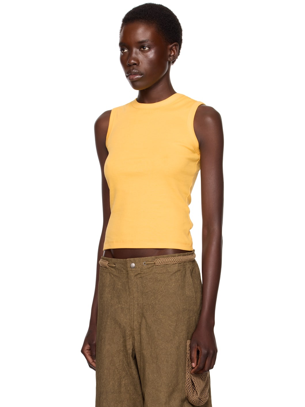 SSENSE Exclusive Yellow Esmé Tank Top - 4