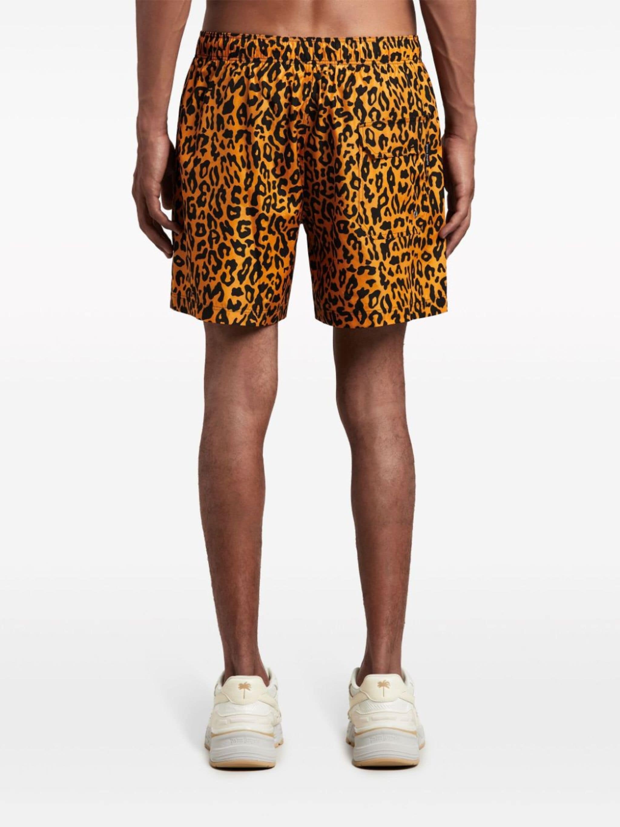 cheetah-print swim shorts - 5
