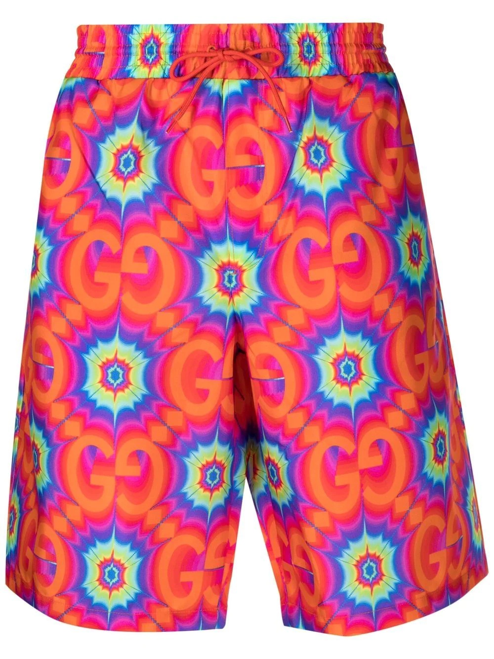 GG-pattern swim shorts - 1