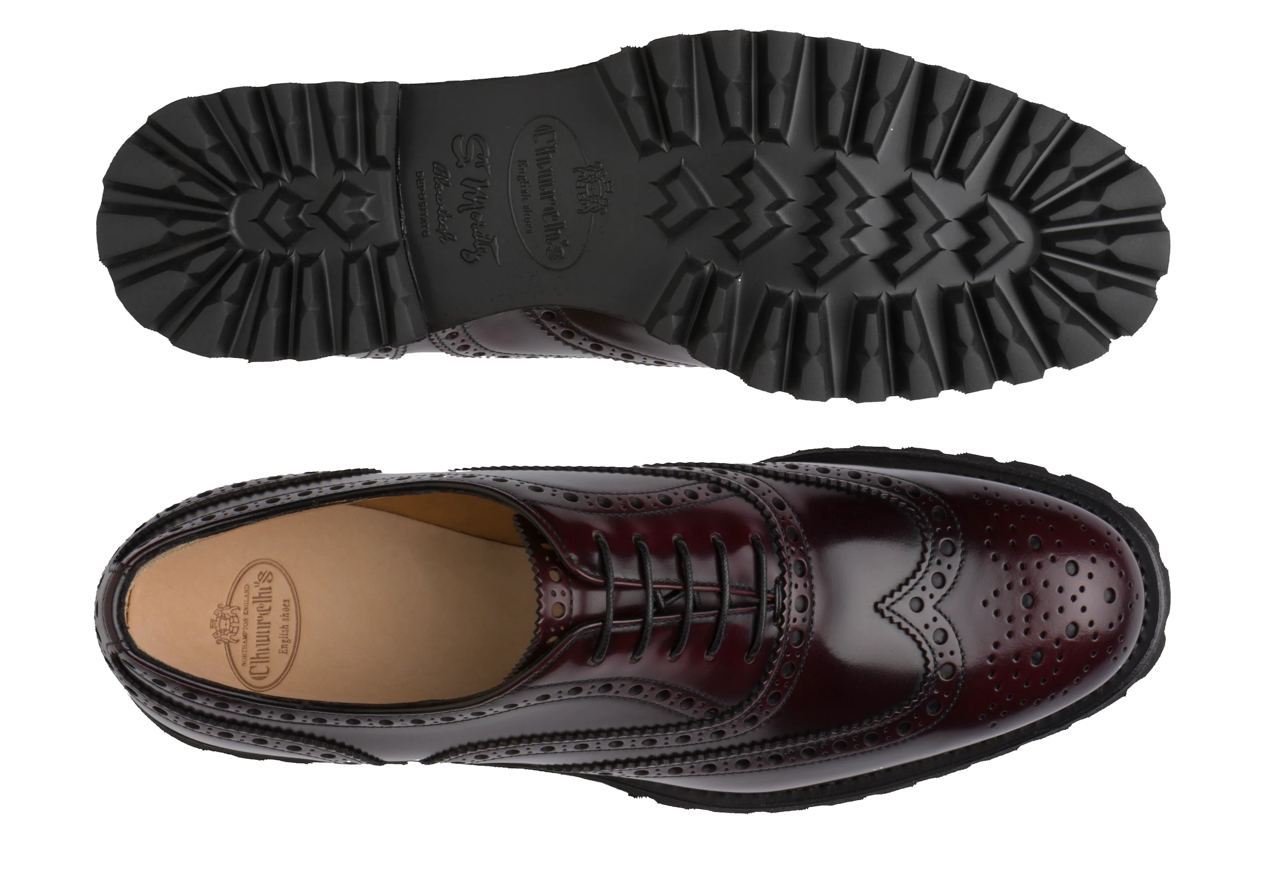Carla
Polished Binder Oxford Brogue Burgundy - 3