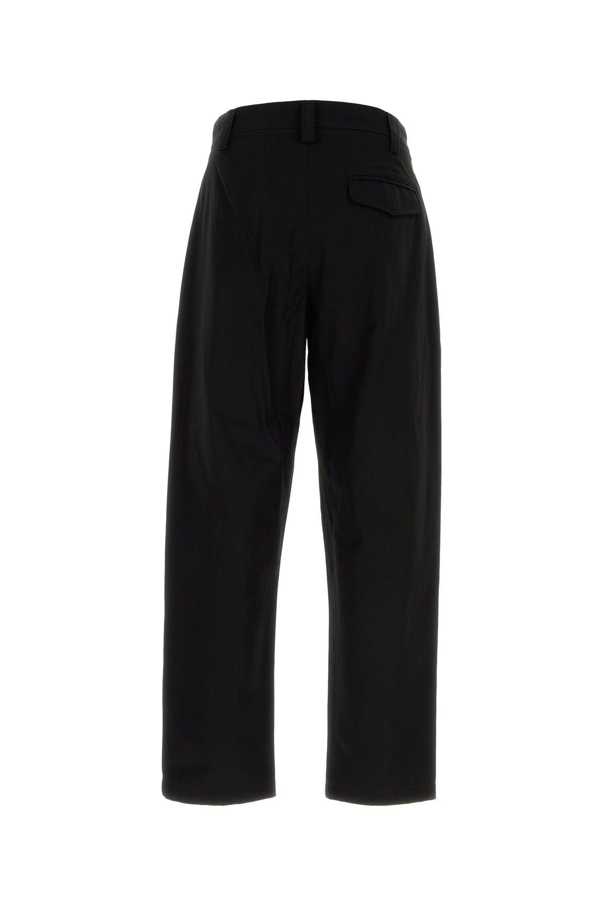 Black cotton Renato pant - 2