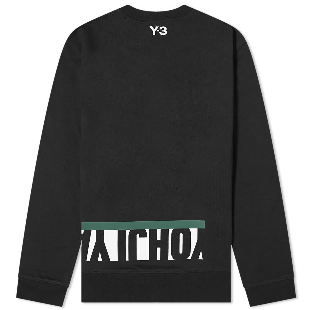 Y-3 Multi Cut Graphic Crew Sweat - 2