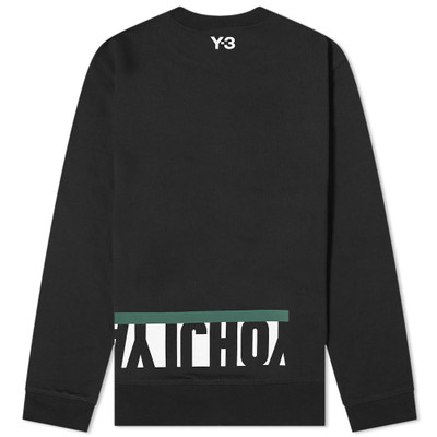 Y-3 Y-3 Multi Cut Graphic Crew Sweat outlook