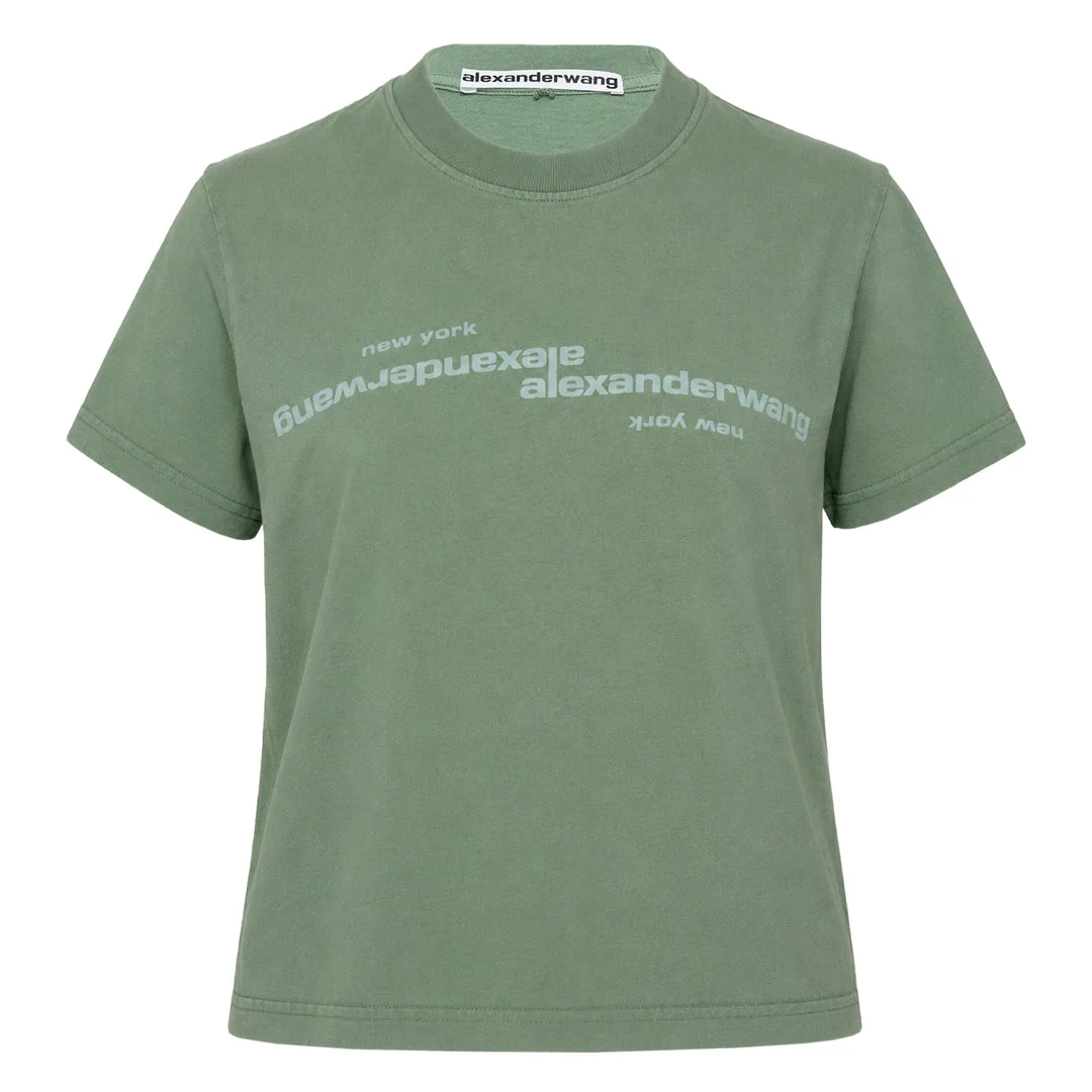 Shrunken Mirrored Logo Tee - 1