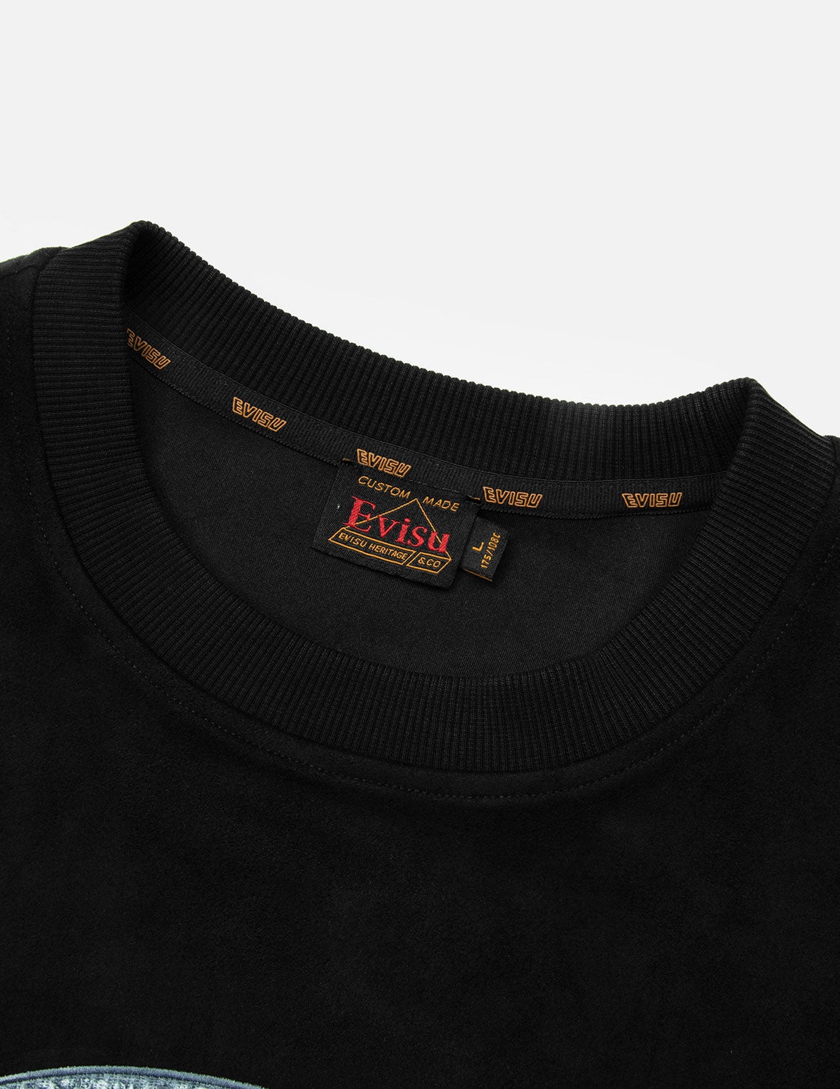 Faux Diamond Seagull Embroidery Loose Fit Sweatshirt - 7