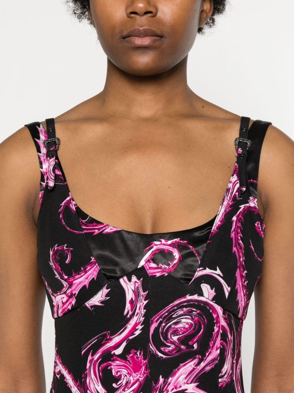 Chromo Couture-print midi dress - 5