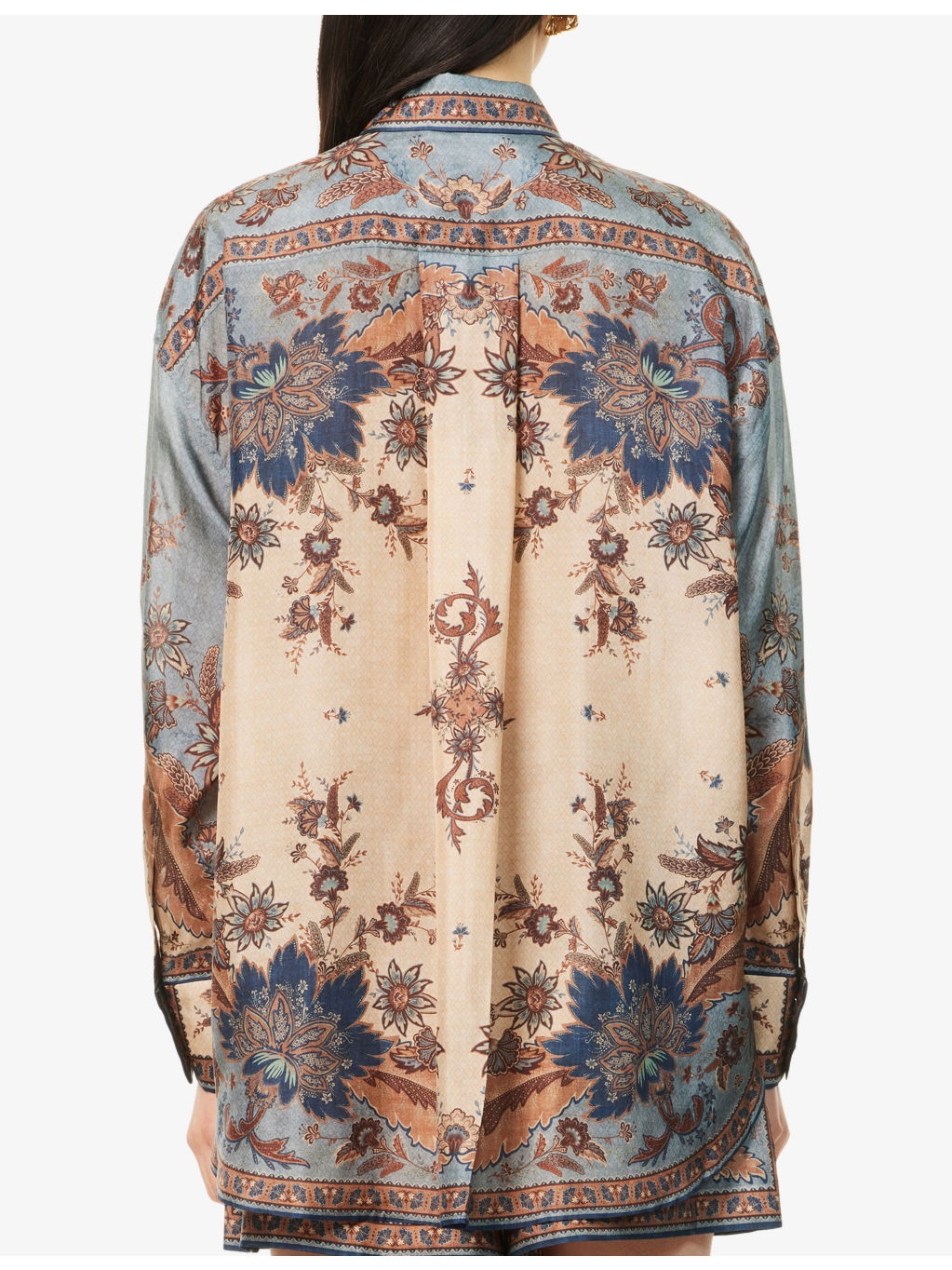 Ascension Manstyle Graphic-Pattern Silk Shirt - 4
