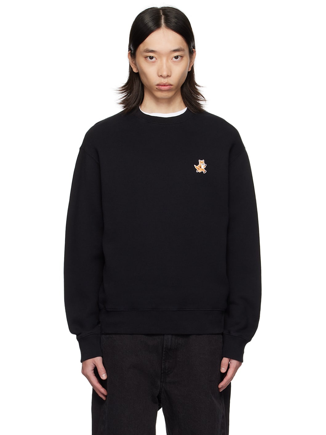 Black Speedy Fox Comfort Sweatshirt - 1