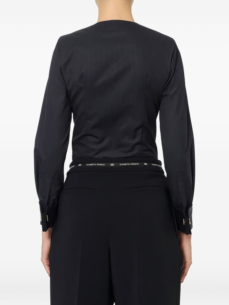 tuxedo-details logo-piping bodysuit 3