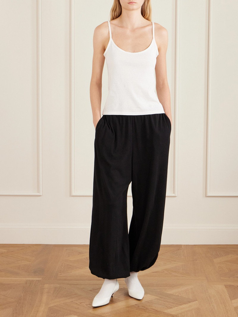 The Row Fiamma Cotton, Cashmere And Silk-blend Pants outlook