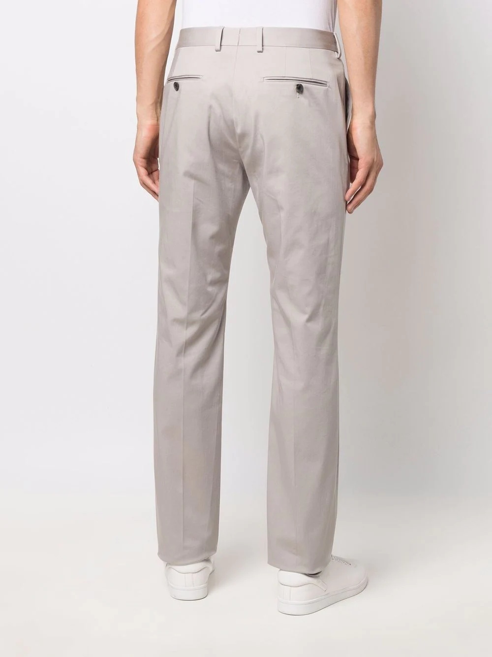 mid-rise straight-leg trousers - 4