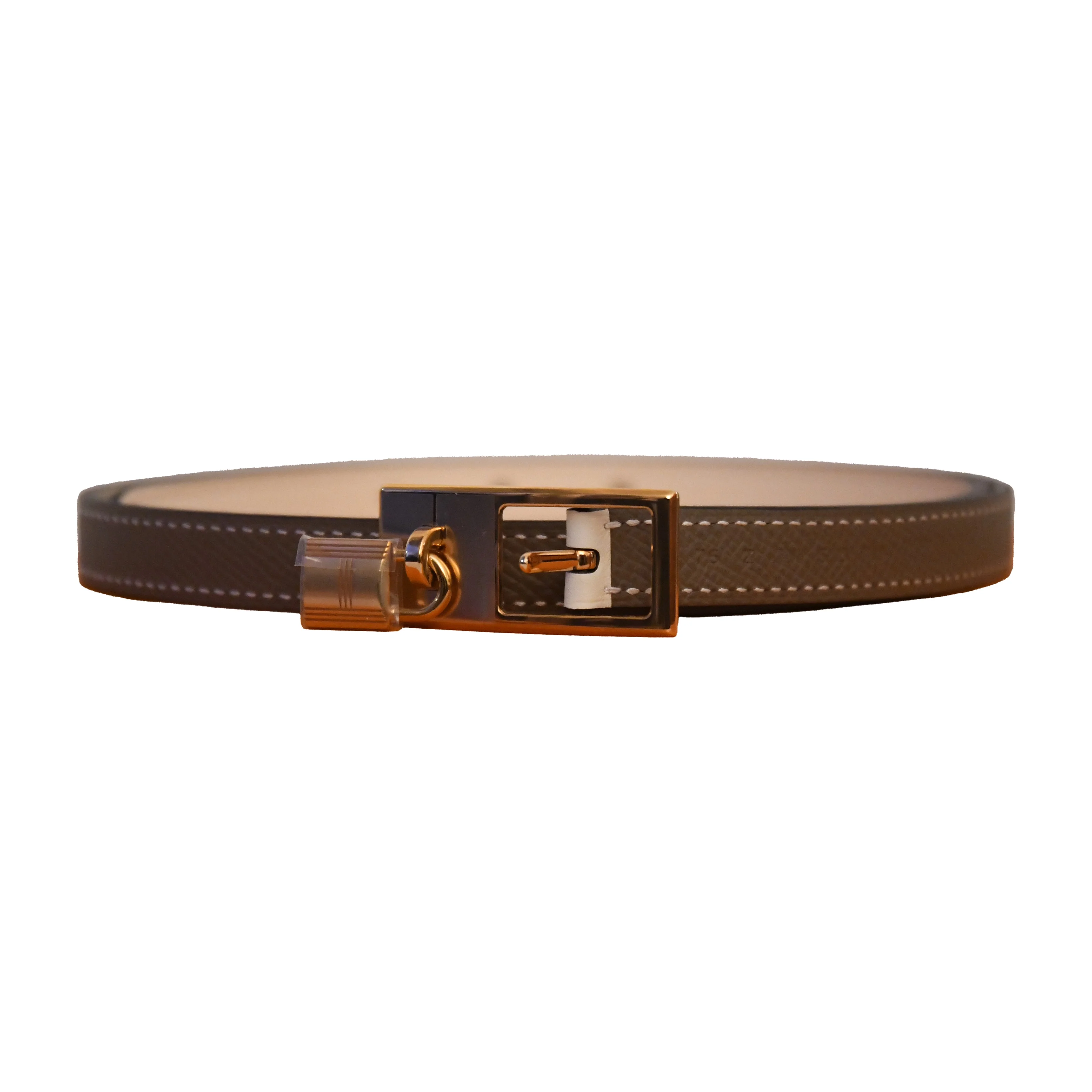 Hermes Reversible Lucky Belt Noir - 1