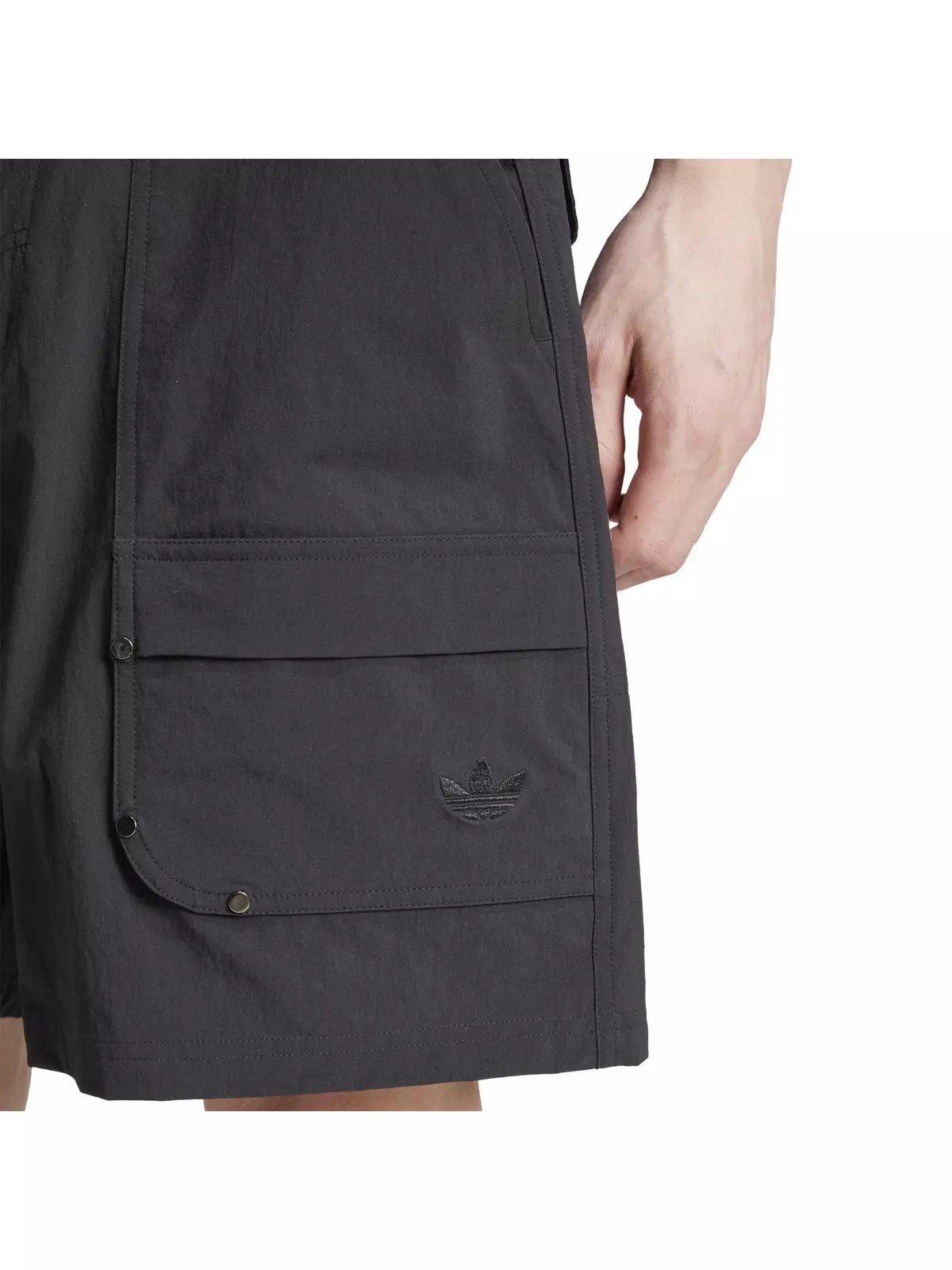 Originals Men's Premium Essentials Utility Cargo Shorts -Black - 4