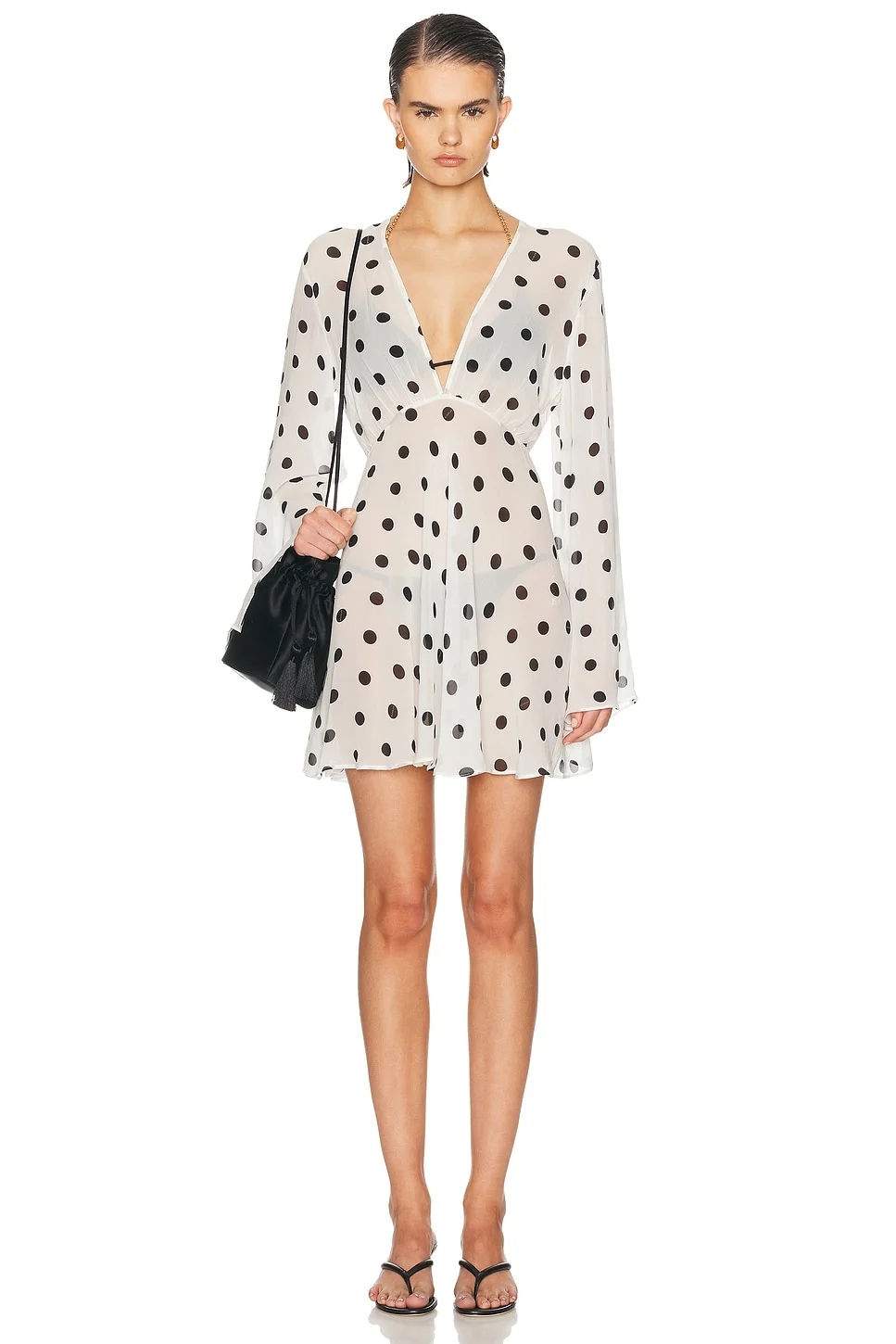 Nerissa Long Sleeve Mini Dress - 1