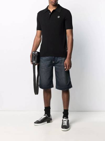 PHILIPP PLEIN SS institutional polo shirt outlook