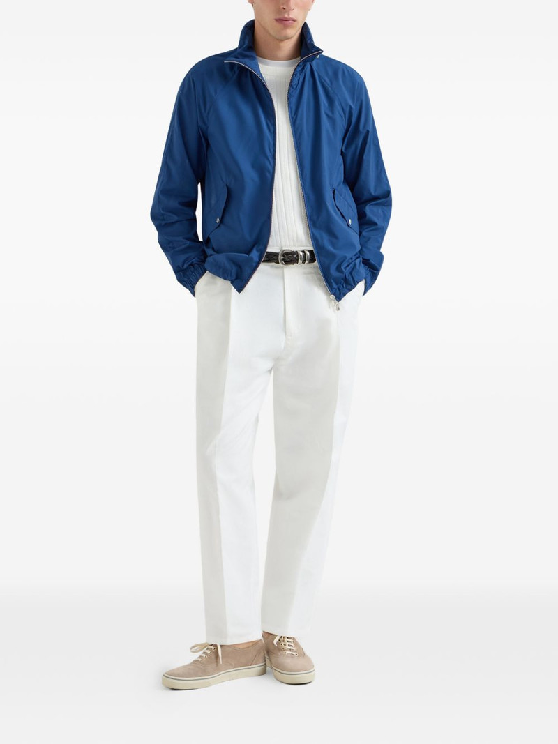 Brunello Cucinelli welt pockets lightweight jacket outlook