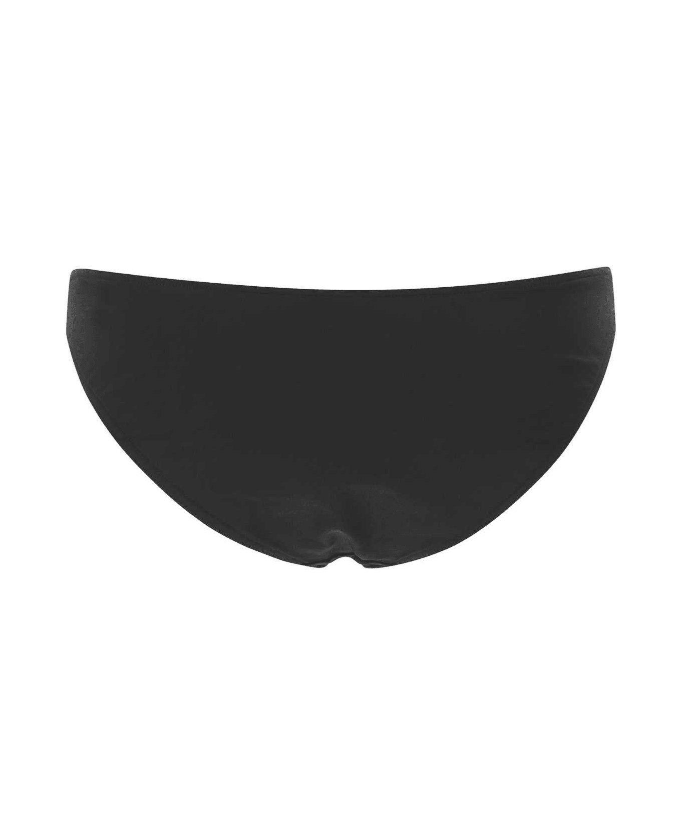 Black Stretch Nylon Bikini Bottom - 2