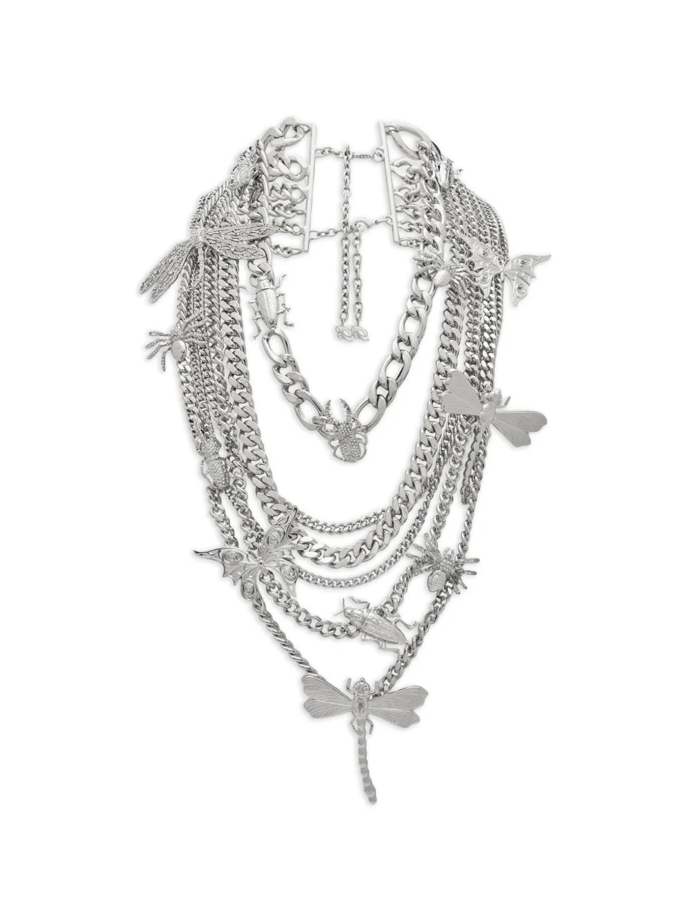 layered chain necklace - 1