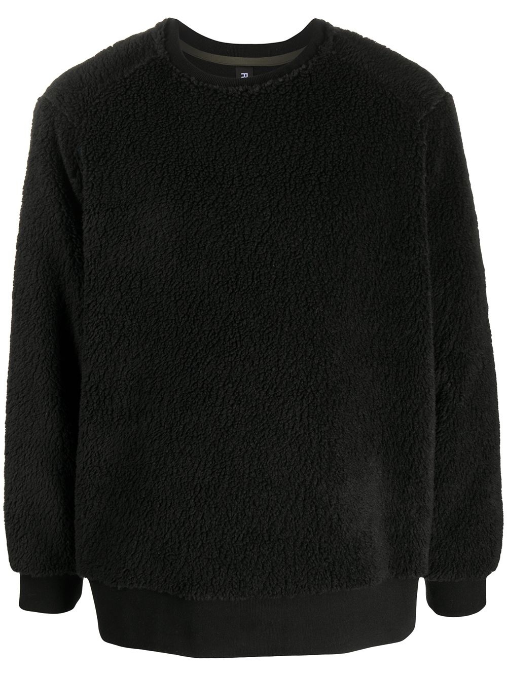 crew neck fleece jumper - 1