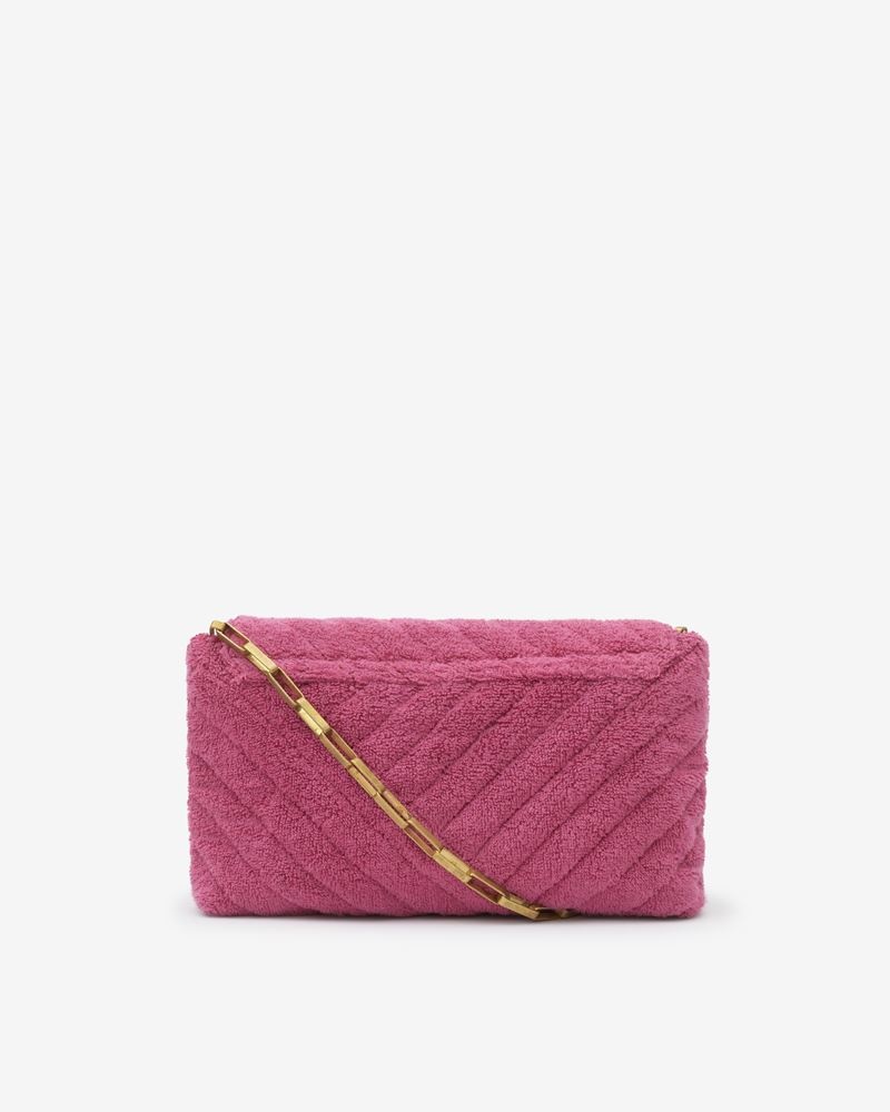 MERINE QUILTED LEATHER BAGUETTE BAG - 2