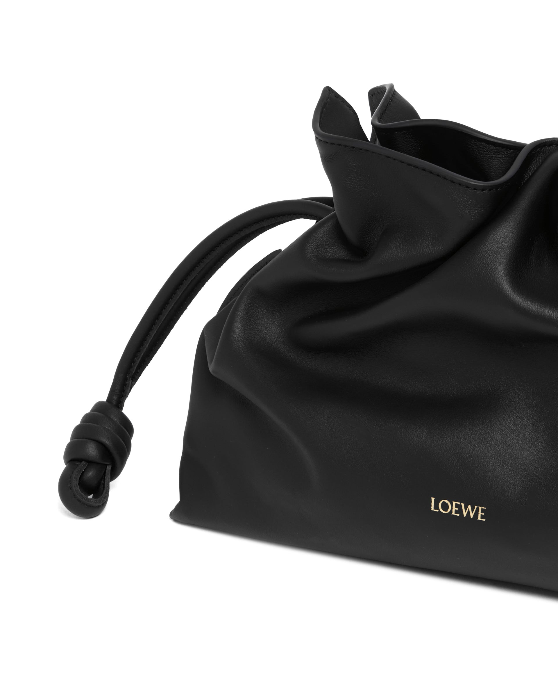 Black Medium Flamenco Clutch Bag - 5
