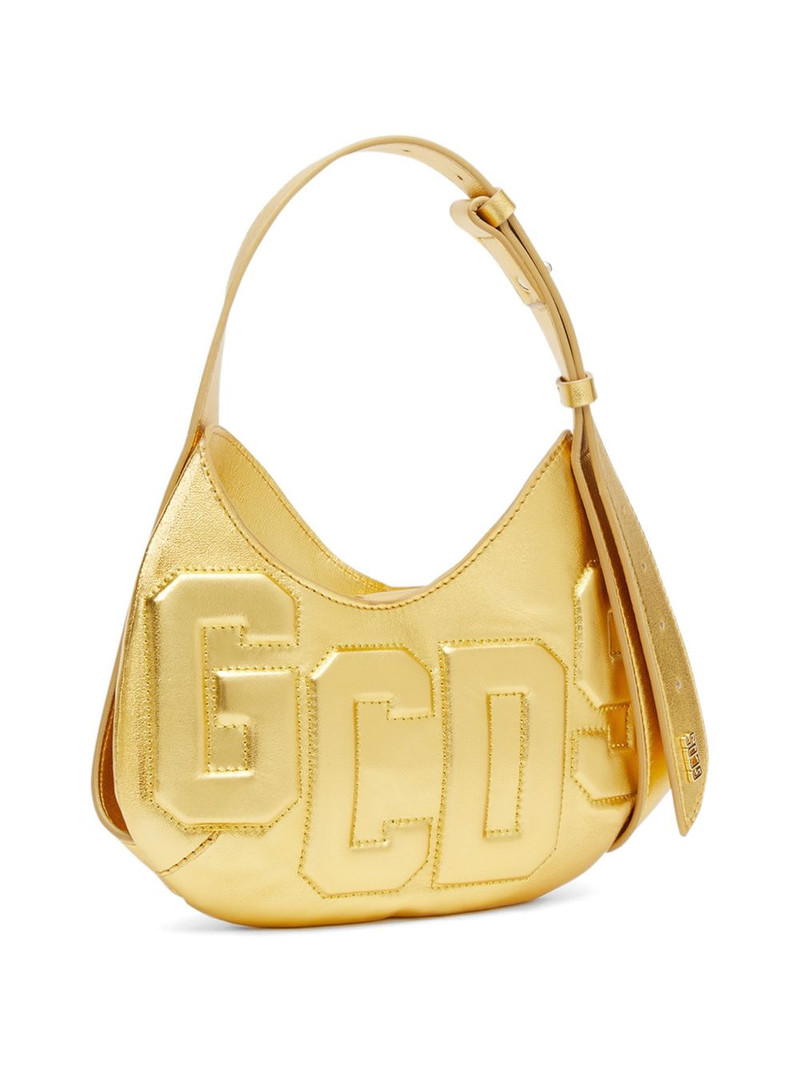 GCDS logo-patch shoulder bag outlook
