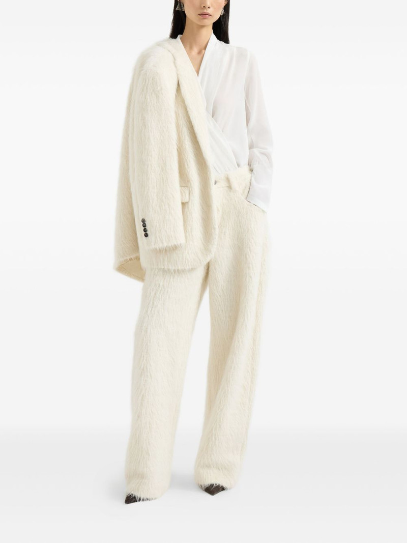 Brunello Cucinelli wrap-effect bodysuit outlook